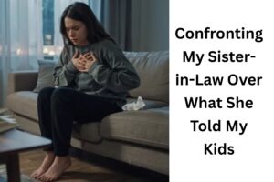 Stepmom comforting her kids after being told 'I am not their real mom' by a family member