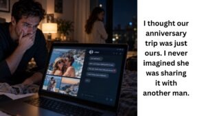 Vacation photos with someone else capturing candid travel moments