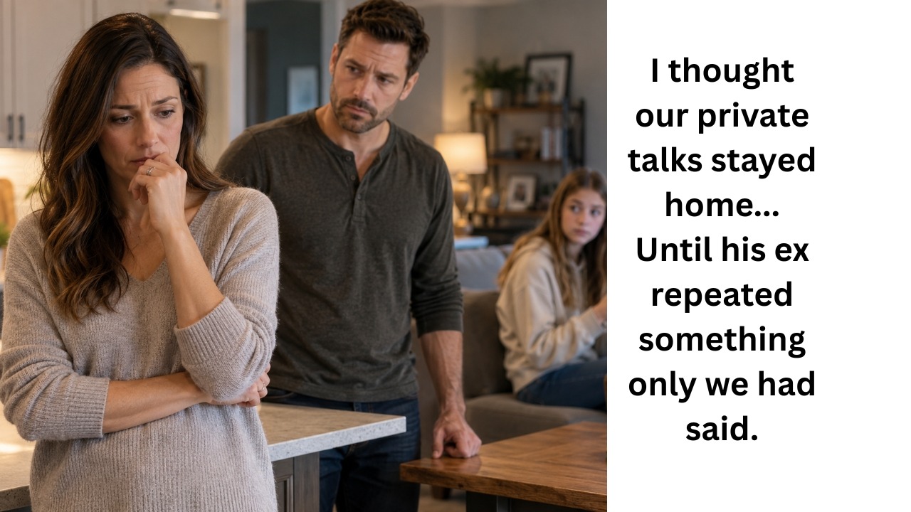 Stepdaughter told her mom private things from conversations at home